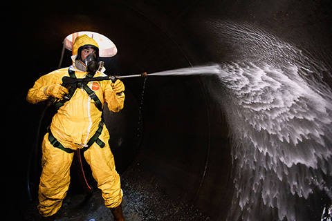 Industriële reinigingen en ledigingen — slibtanks, carwash, pompstations