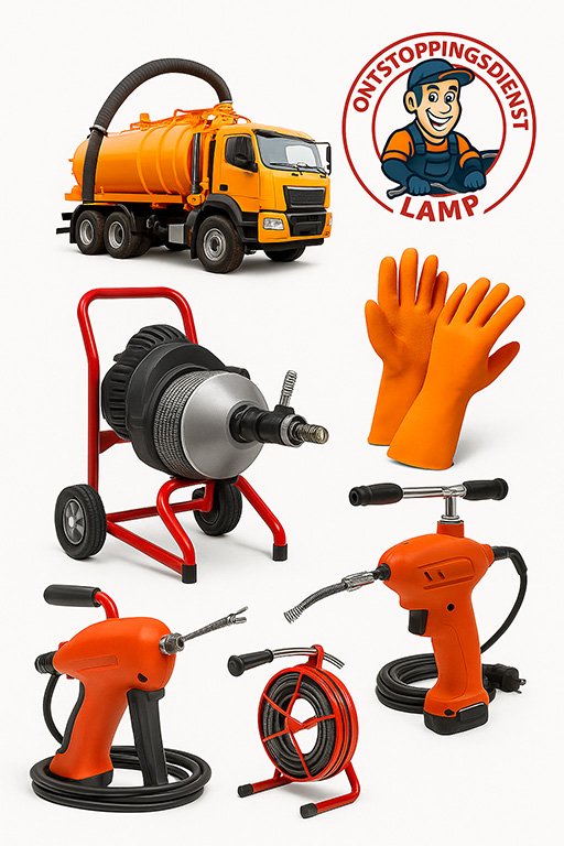 Ontstoppingsdienst Lamp – professionele diensten en materiaal